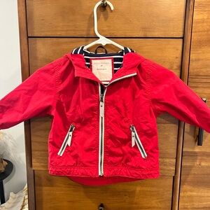 Hanna Andersson red rain jacket